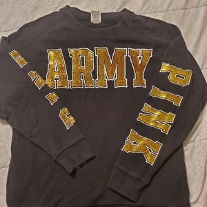VS Pink Sequined Army Sweatshirt
